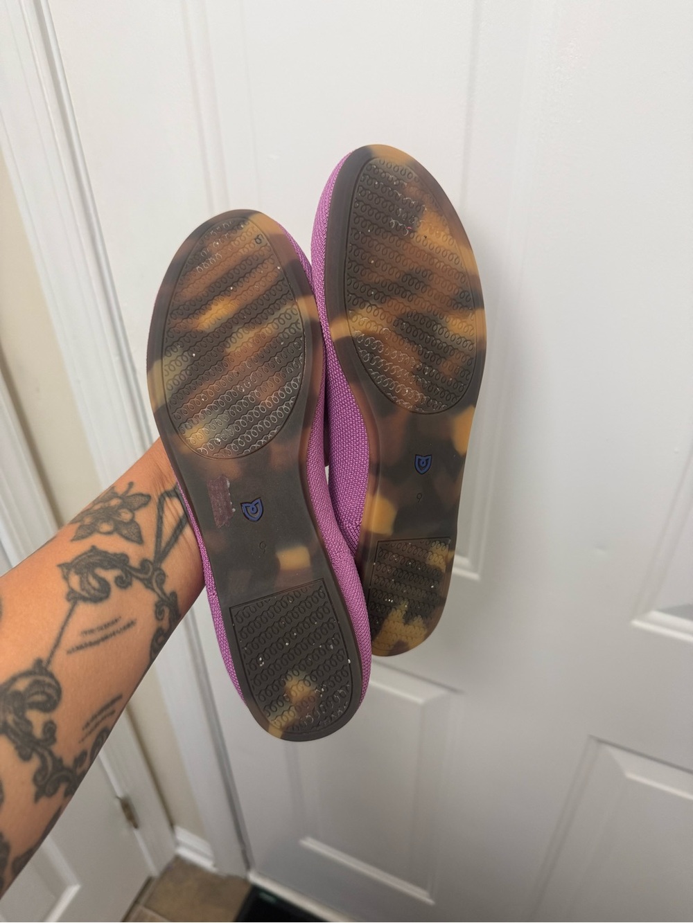 Rothy’s The Flat Classic Slip On Shoes Beautyberry Size 9 Office Business Casual - Picture 4 of 6